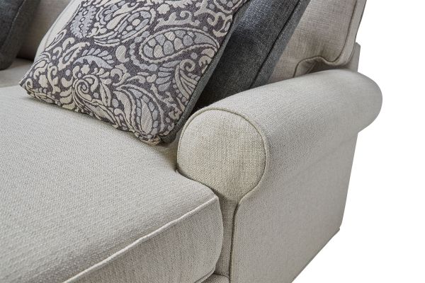 Lincoln Putty 3-Piece Sectional