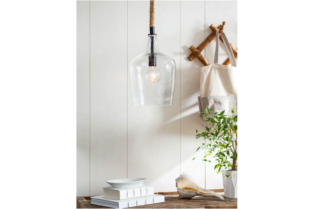 Hammered Glass Pendant by Regina Andrew at GardnerWhite