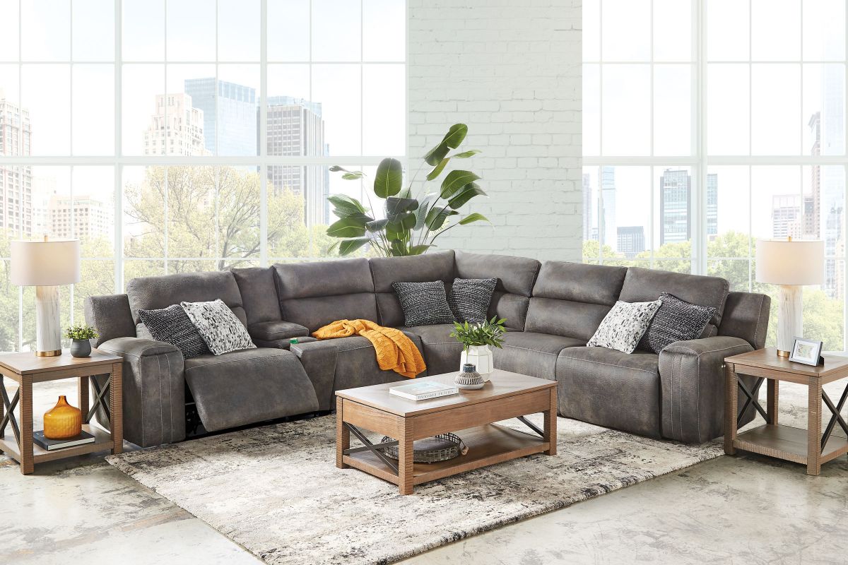 Bash 6Piece Power Reclining Sectional with 2 Recliners by Southern Motion