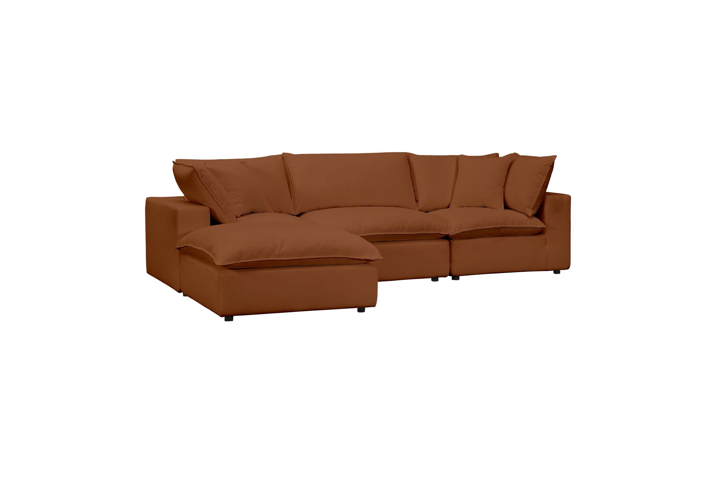 Cali Rust Modular 4-Piece Sectional