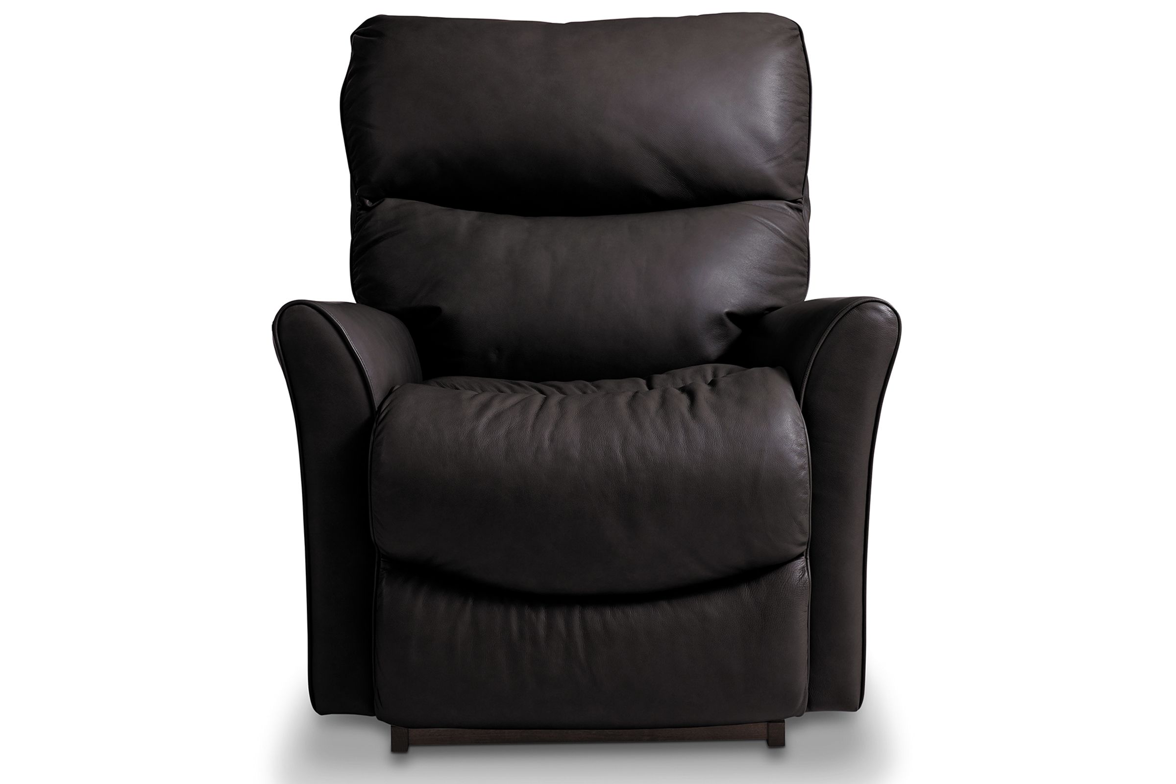 Rowan Coffee Leather Rocker Recliner by LaZBoy at GardnerWhite