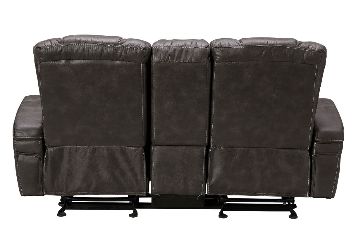 Vance Glider Reclining Console Loveseat at GardnerWhite