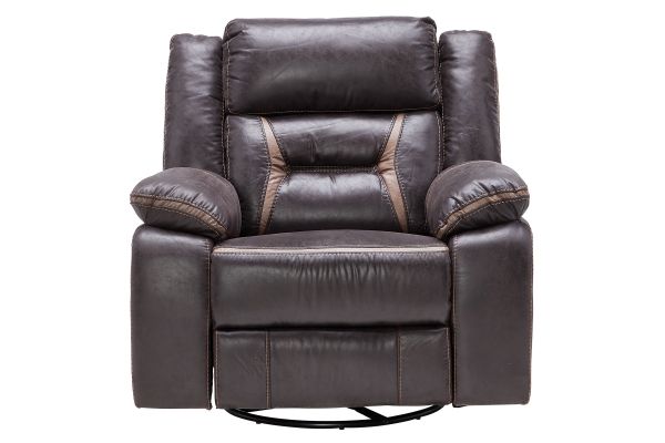 Duke Chocolate Swivel Glider Recliner