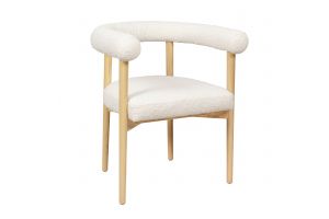 Spara Cream Boucle Dining Chair thumbnail