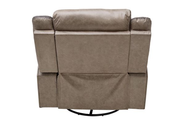 Duke Taupe Swivel Glider Recliner