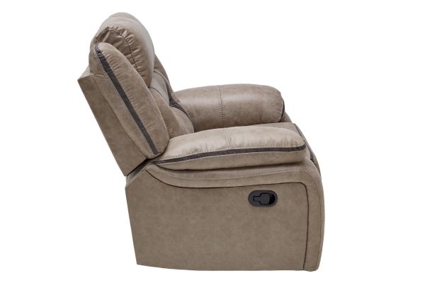 Duke Taupe Swivel Glider Recliner