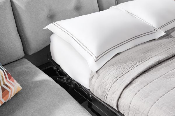 ModularOne Granite 3-Piece Sleeper Sofa with Left Arm Facing Chaise