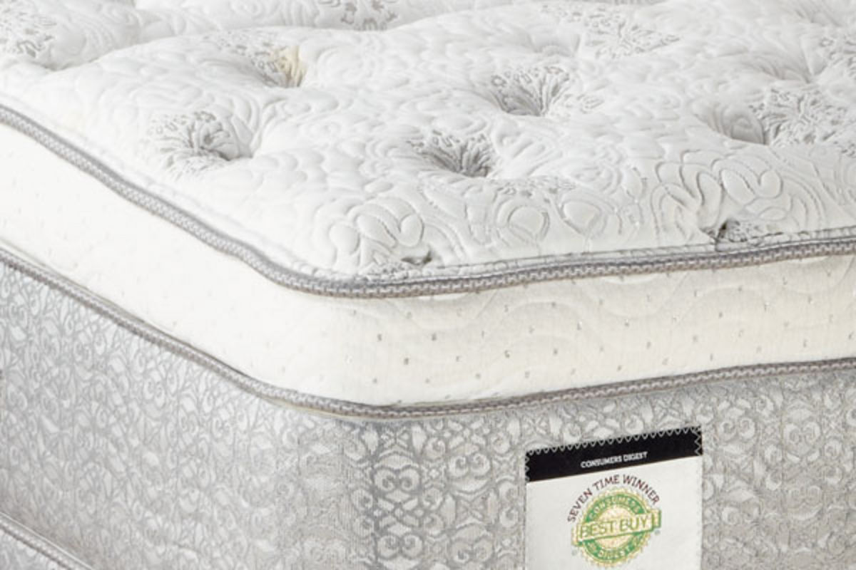Garland Firm Eurotop King Mattress at GardnerWhite