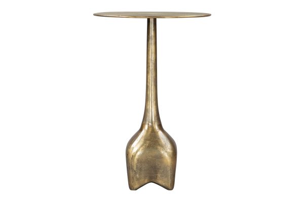 Lexi Side Table Antique Brass