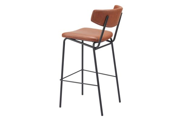 Charon Barstool (Set of 2) Vintage Brown