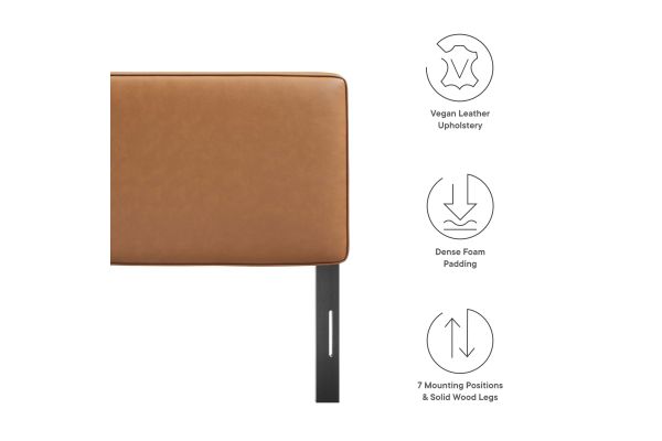 Lindee Vegan Leather King Headboard