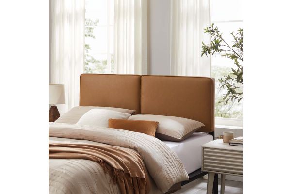 Lindee Vegan Leather King Headboard