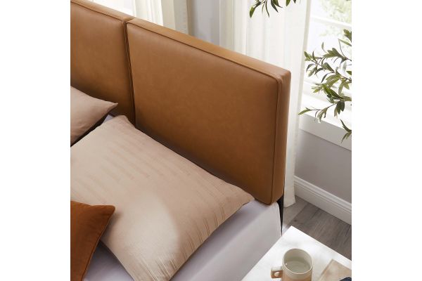 Lindee Vegan Leather King Headboard