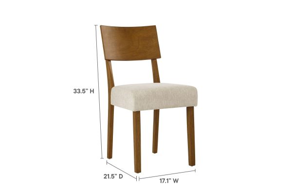 Pax Wood Dining Side Chairs Set of 2