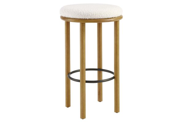 Fable Boucle Fabric Bar Stools Set of 2