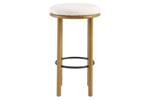 Fable Boucle Fabric Bar Stools Set of 2