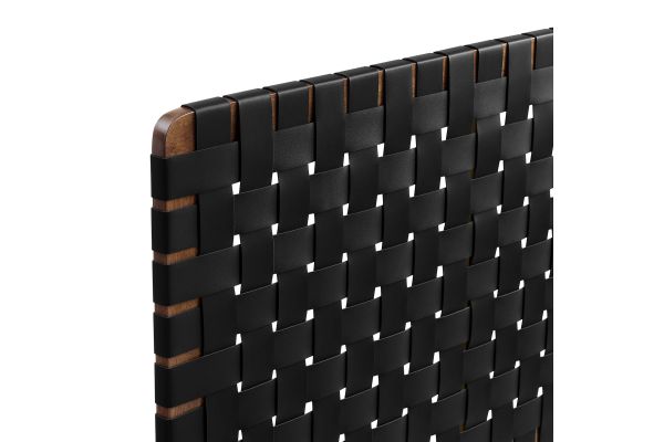 Sparta Weave Vegan Leather King Headboard