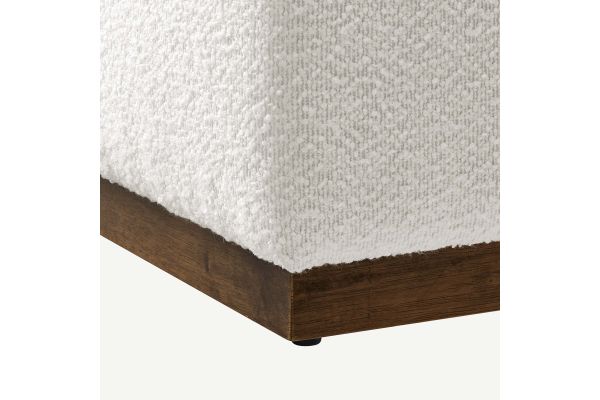 Tilden Large 28" Square Boucle Upholstered Ottoman