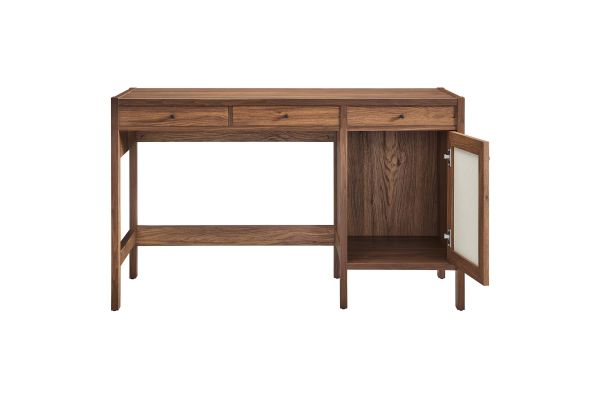 Capri 49" Wood Grain Office Desk