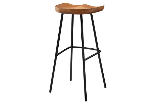 Concord Backless Wood Bar Stools Set of 2