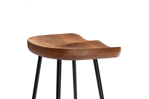 Concord Backless Wood Bar Stools Set of 2