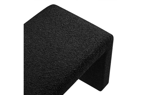 Simba Boucle Fabric Waterfall Long Bench