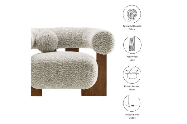 Jace Boucle Accent Chair