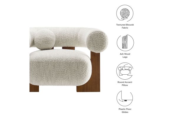 Jace Boucle Accent Chair