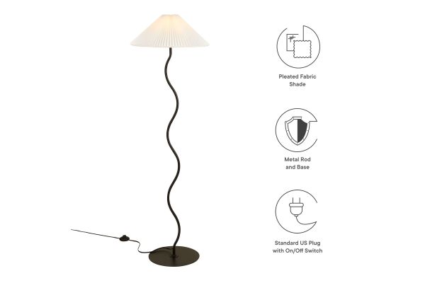 Wave Squiggle Floor Lamp