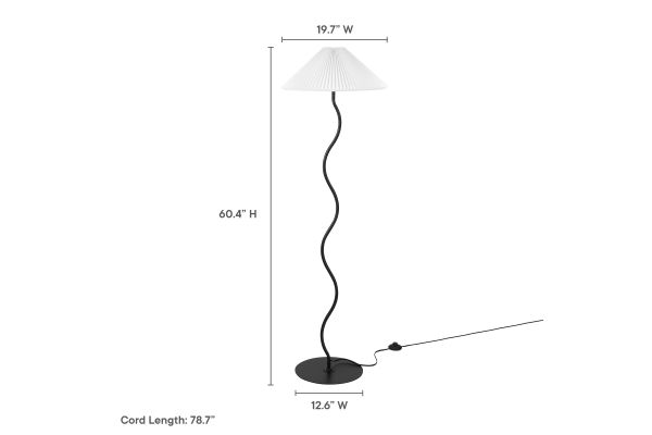Wave Squiggle Floor Lamp