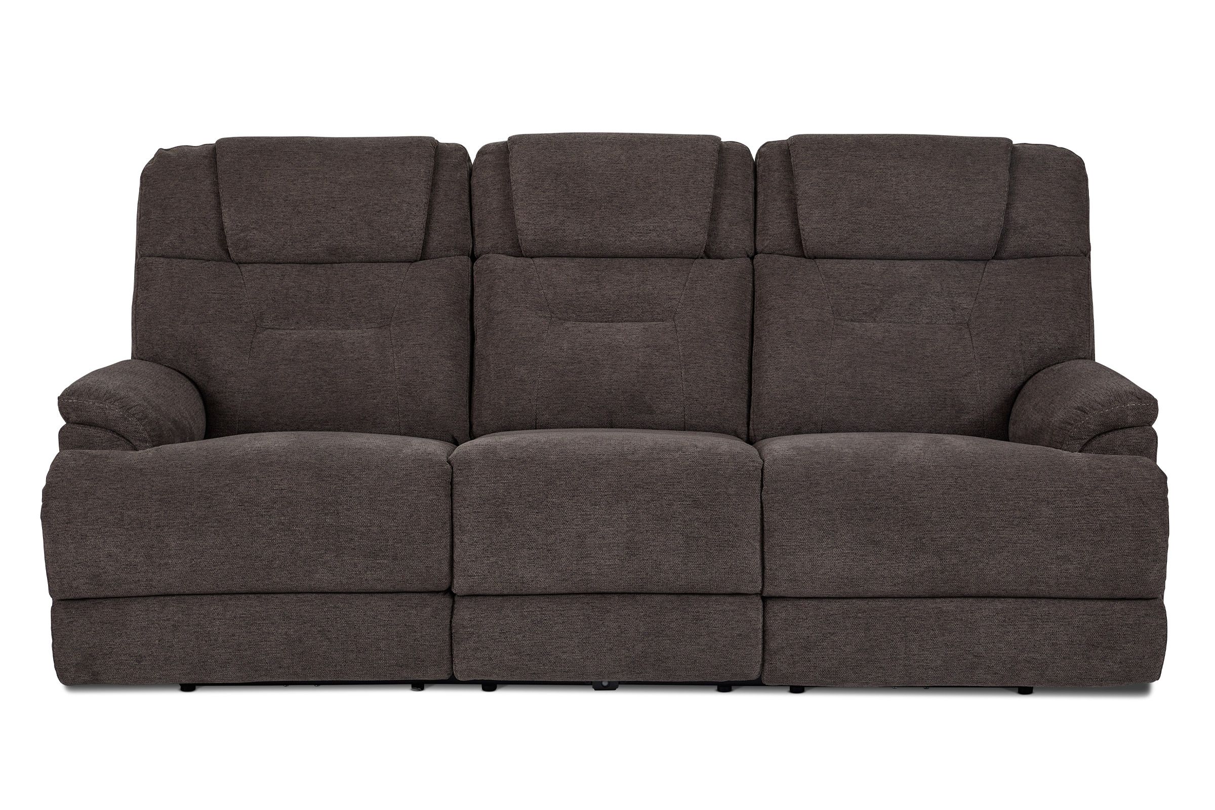 そふぁ Zofa Umber Triple Power Reclining Sleep Sofa by Flexsteel