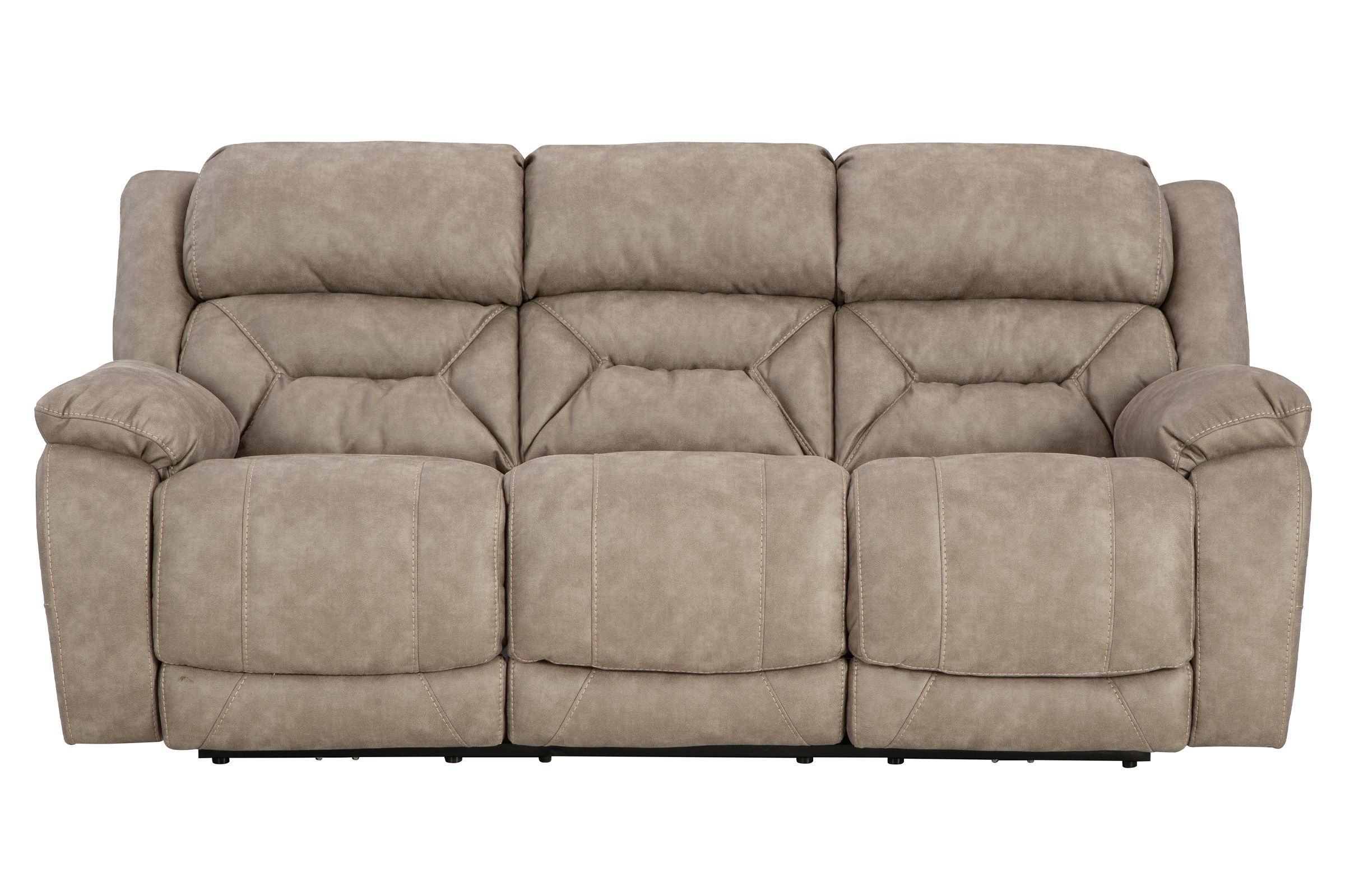 Bryer Fog Triple Power Reclining Sofa at Gardner White
