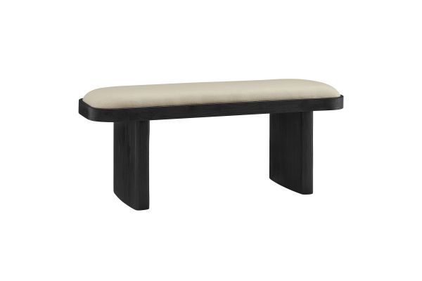 Iver 43" Upholstered Wood Accent Bench