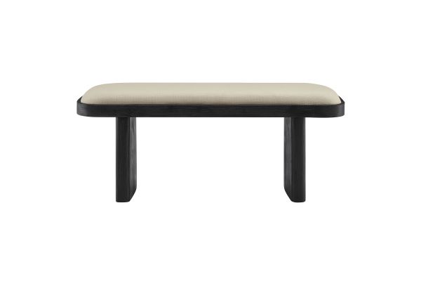 Iver 43" Upholstered Wood Accent Bench