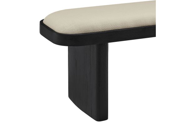 Iver 43" Upholstered Wood Accent Bench