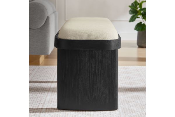 Iver 43" Upholstered Wood Accent Bench