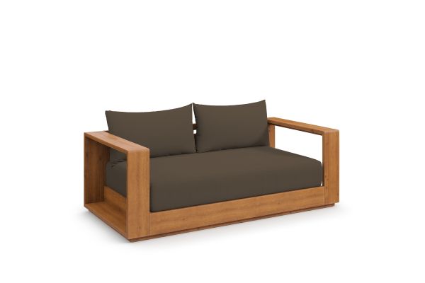 Tahoe Acacia Wood Outdoor Patio Acacia Wood Loveseat