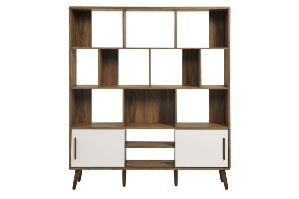 Transmit 59" Bookcase with Sliding Doors