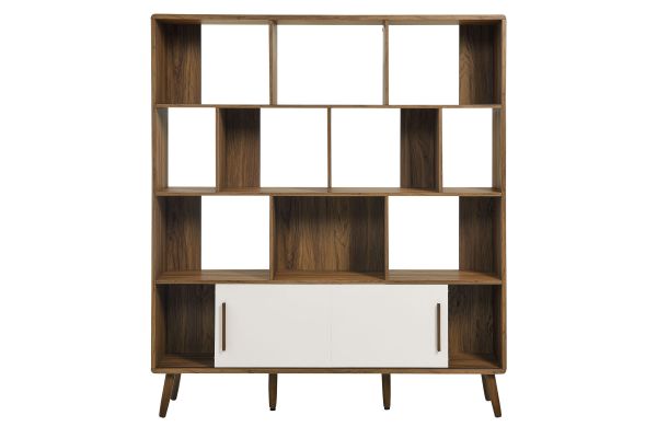 Transmit 59" Bookcase with Sliding Doors