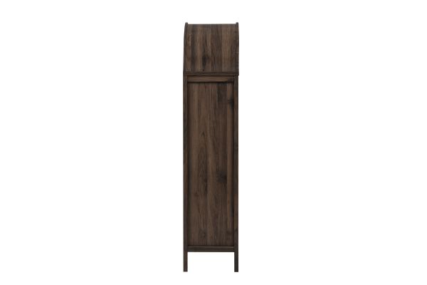 Vaughn 71" Arched Storage Display Cabinet