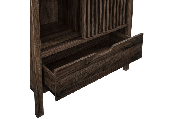 Vaughn 71" Arched Storage Display Cabinet