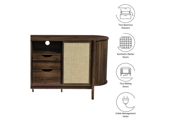 Reid 63" Curved Sideboard