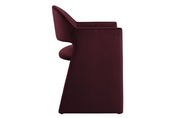 Talia Performance Velvet Dining Armchair