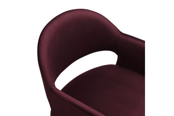 Talia Performance Velvet Dining Armchair