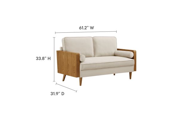 Kellan Performance Velvet Loveseat