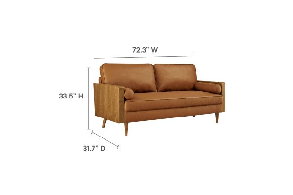 Kellan Vegan Leather Sofa