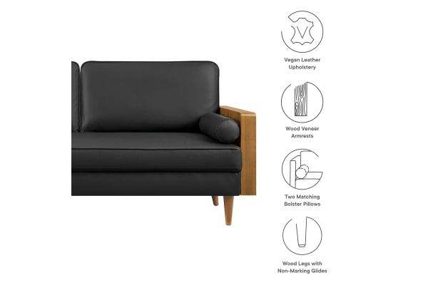 Kellan Vegan Leather Sofa