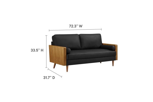 Kellan Vegan Leather Sofa