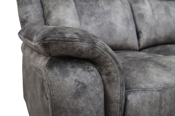 Keaton Grey Reclining Sofa