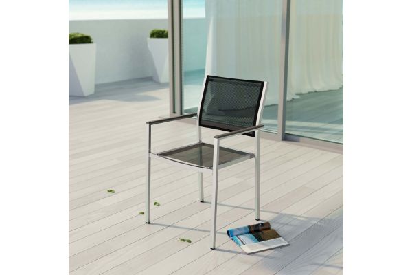 Shore Outdoor Patio Aluminum Dining Chair